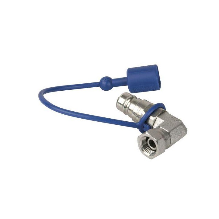 Showtec - CO2 90° 3/8 to Q-lock adapter male