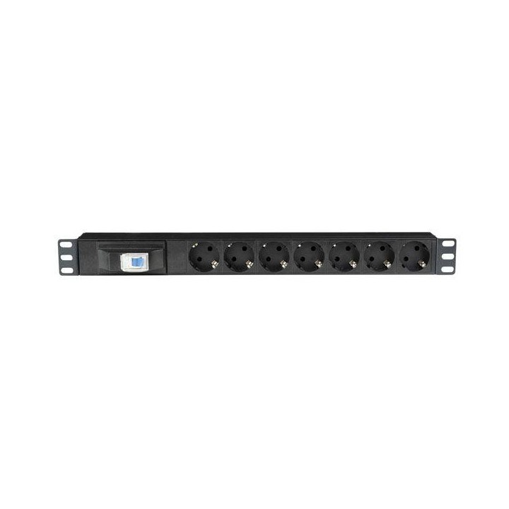 Showtec - 19" 1U Socketstrip 7