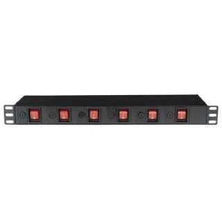Showtec - 19" 1U Socketstrip