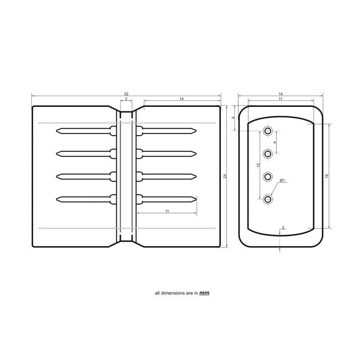 Eurolite - LED Neon Flex 230V Slim RGB splice Connector