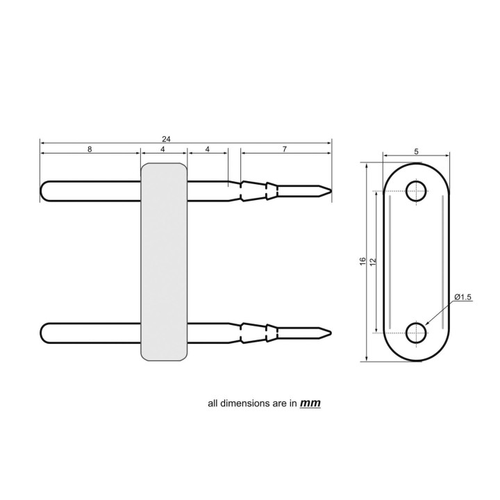 Eurolite - LED Neon Flex 230V Slim Power Contact Pin