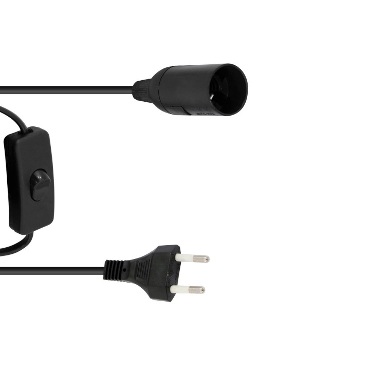 Eurolite - E-27 Socket Power Cable, Plug, Switch