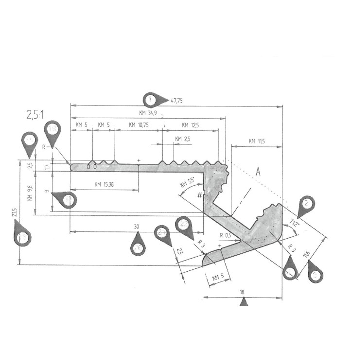 Eurolite - Step Profile for LED Strip silver 2m