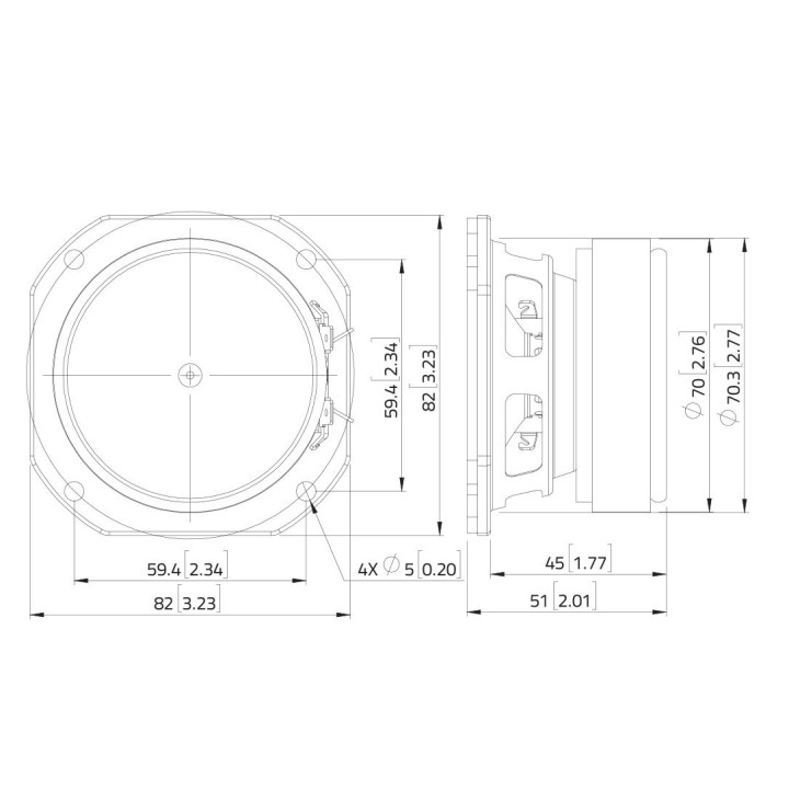 Lavoce - WSF030.70 3" Woofer