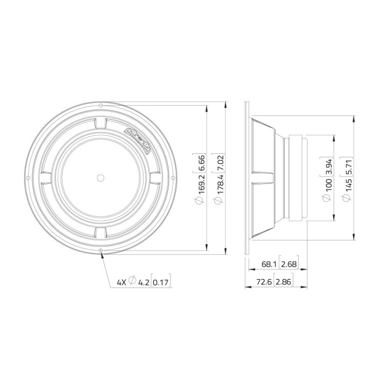 Lavoce - MSF061.50  6.5" Midrange