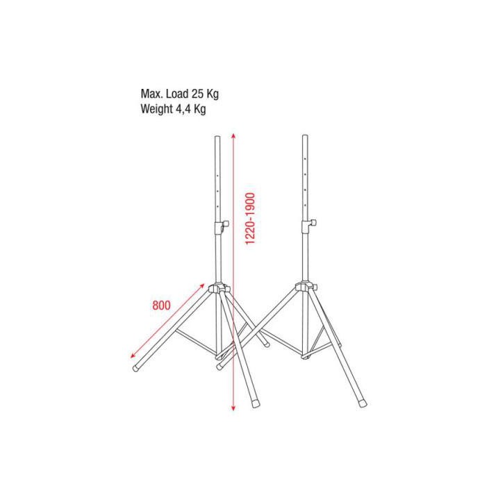 Dap Audio - Speaker Stand Set  - Speaker Stand | Z-Bombilla