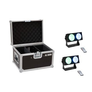 Eurolite - Set 2x LED CBB-2 COB RGB Bar + Case