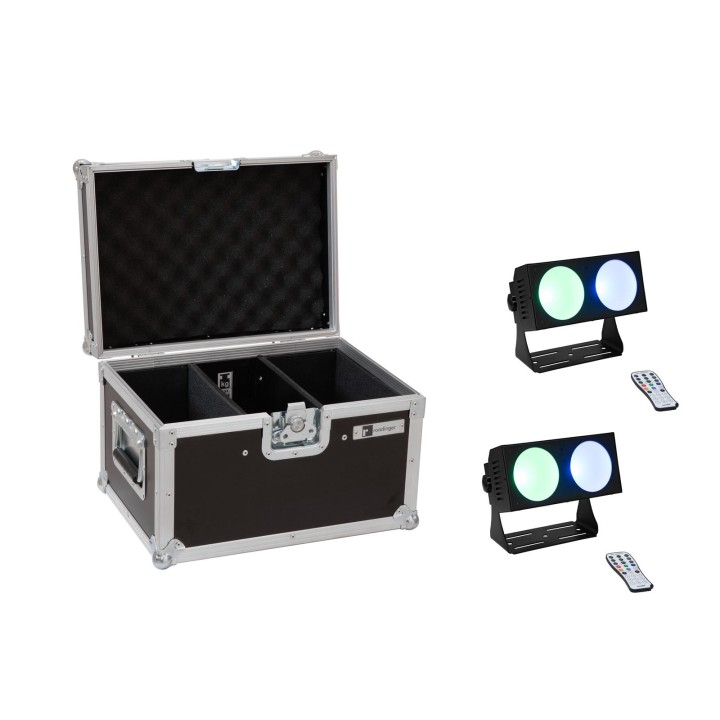 Eurolite - Set 2x LED CBB-2 COB RGB Bar + Case