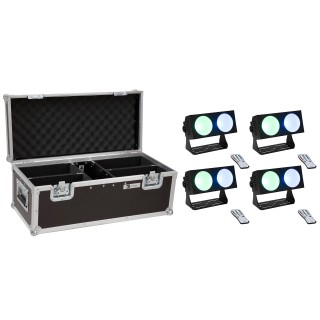 Eurolite - Set 4x LED CBB-2 COB RGB Bar + Case