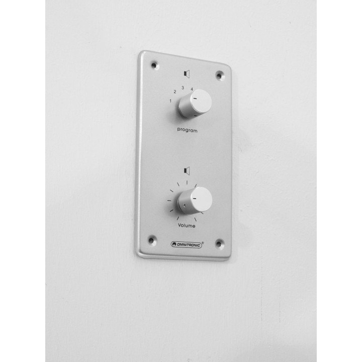 Omnitronic - PA Vol Contr/Prog Select 10W mono sil