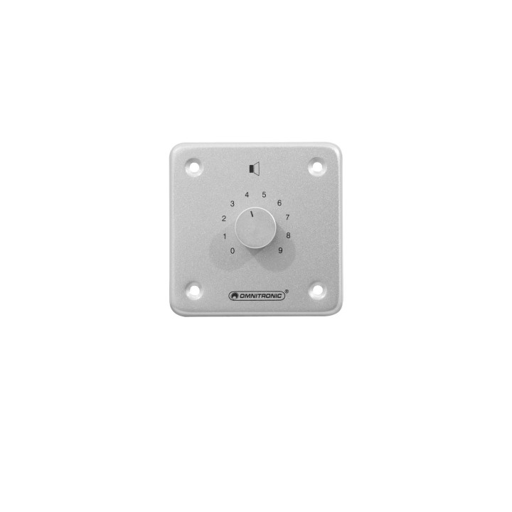 Omnitronic - PA Volume Controller 10W stereo sil