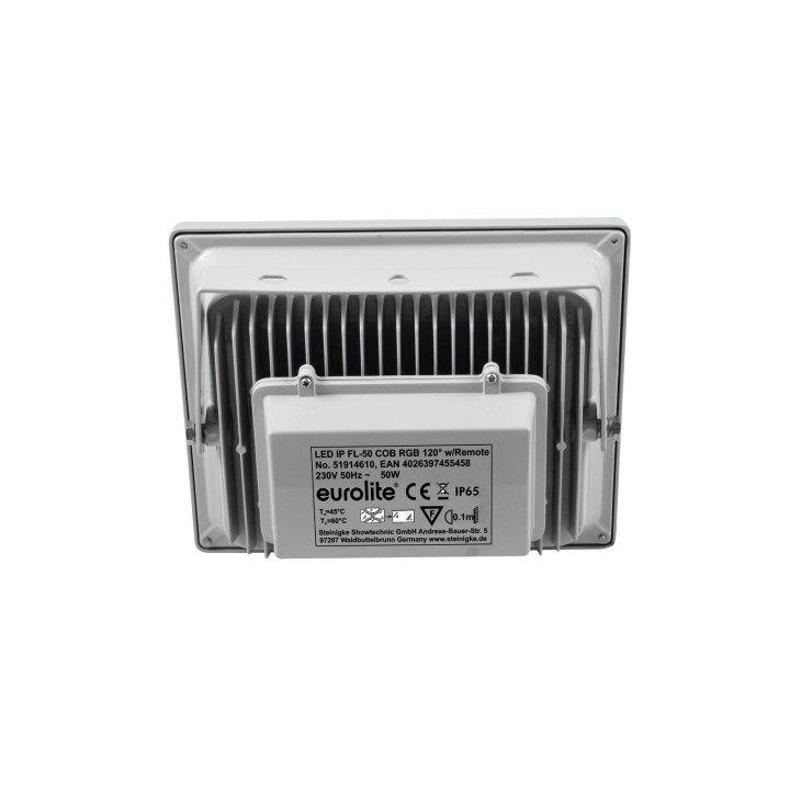 Eurolite - LED IP FL-50 COB RGB 120° RC