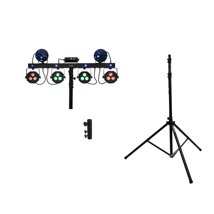 Eurolite - Set LED KLS Laser Bar Next FX Light Set + M-4 Speaker-System Stand
