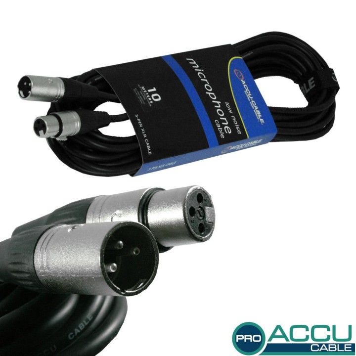 Accu-cable - AC-PRO-XMXF/10 XLR m/f 10m