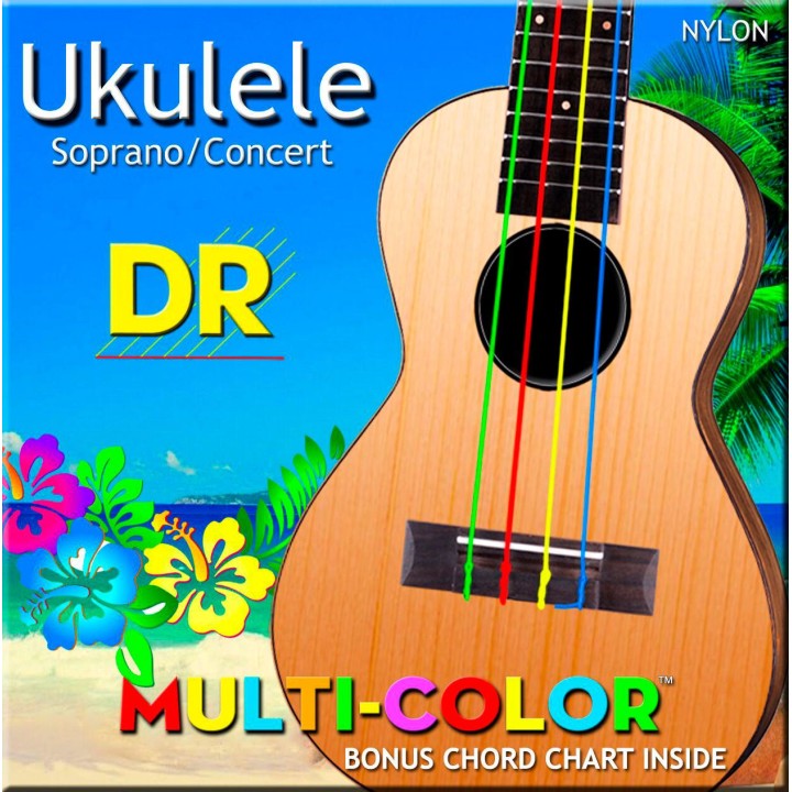DR - UMCSC UKELELE MULTICOLOR SOPRANO/CONCERT
