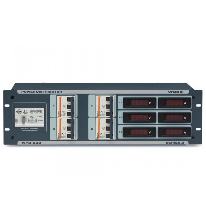 Work - 60WPD633 - Puissance Distributeur Triphasic 380V 400V | Z-Bombilla
