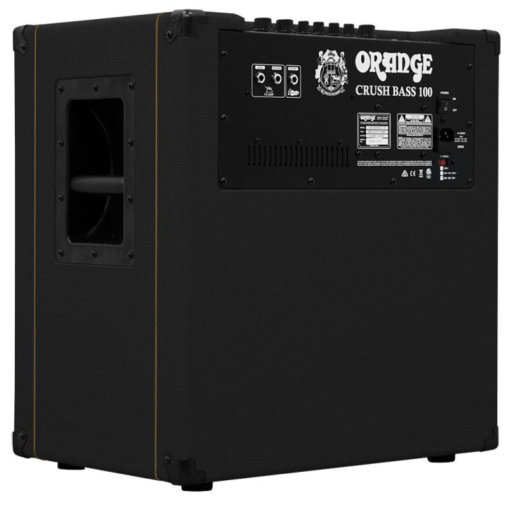 Orange - CRUSH BASS 100 BLACK