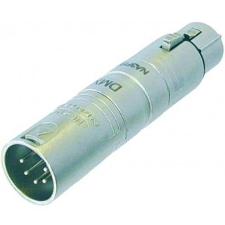 Neutrik - NA 3F 5M - Adaptador de Áudio Neutrik | Z-Bombilla