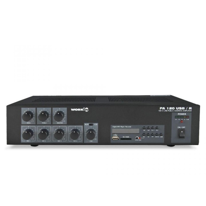 Work - PA 120 USB/R - 100V Linha Amplificador | Z-Bombilla