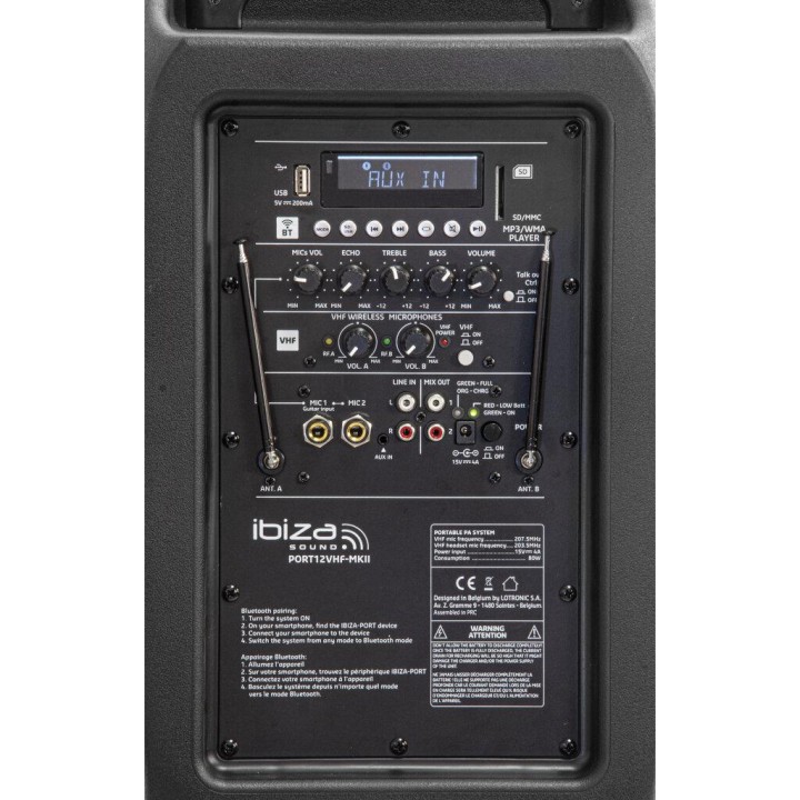 Ibiza Sound - PORT12VHF-MKII