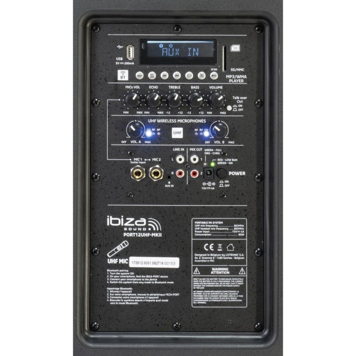 Ibiza Sound - PORT12UHF-MKII