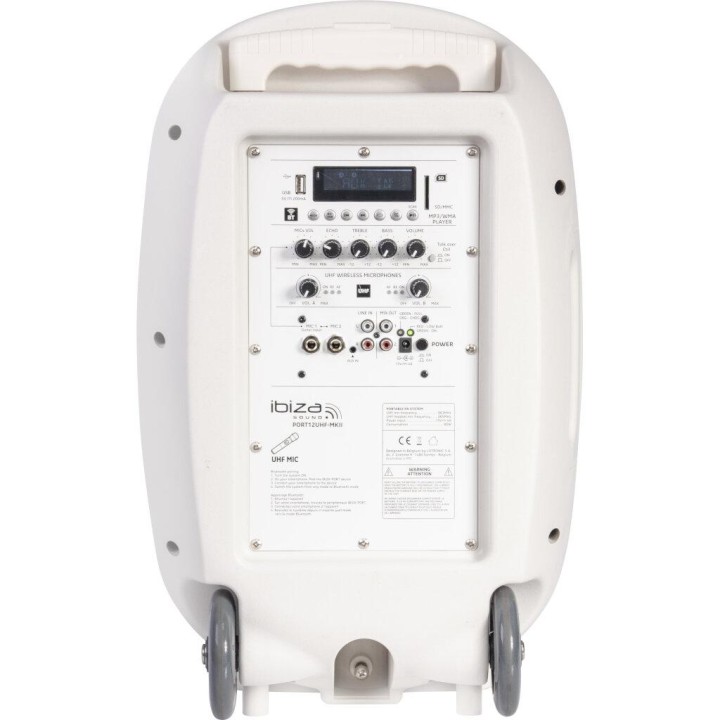 Ibiza Sound - PORT12UHF-WH-MKII