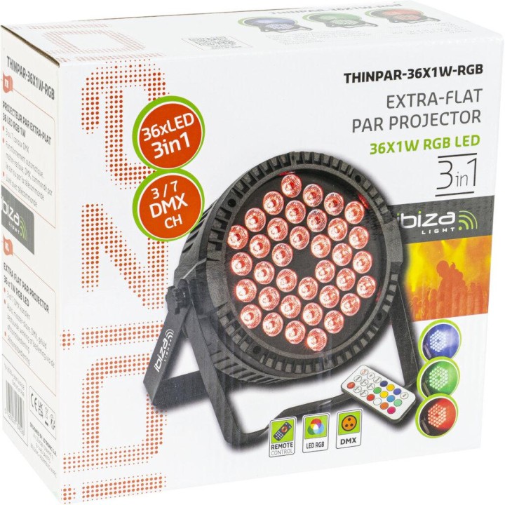 Ibiza Light - THINPAR-36X1W-RGB
