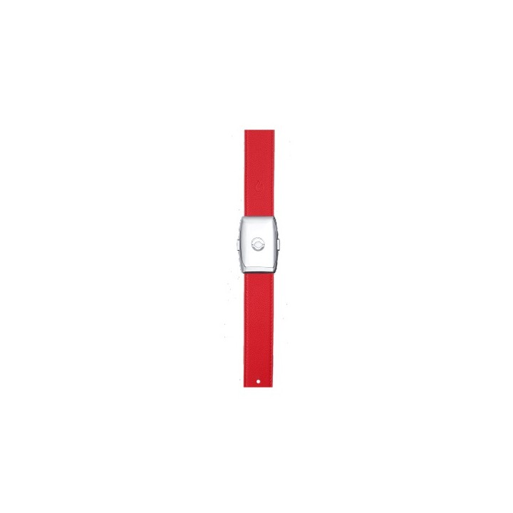 LAVA MUSIC - IDEAL STRAP U LEATHER 24'' RED