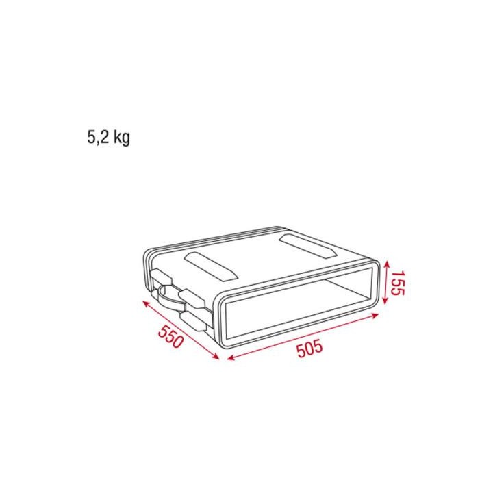Dap Audio - DoubleDoor Case - Caixes ABS | Z-Bombilla