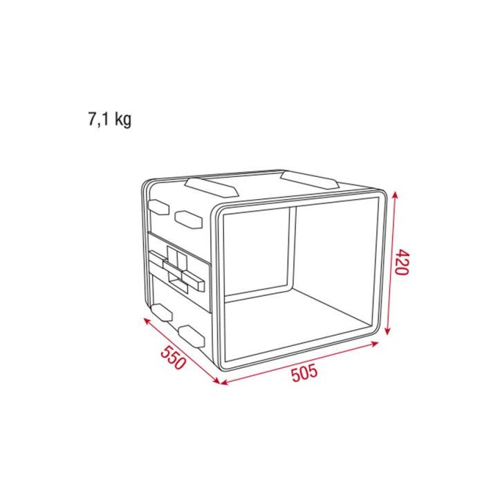 Dap Audio - DoubleDoor Case - Caixes ABS | Z-Bombilla