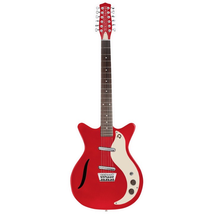 DANELECTRO - VINTAGE 12STR GUITAR RED METALLI