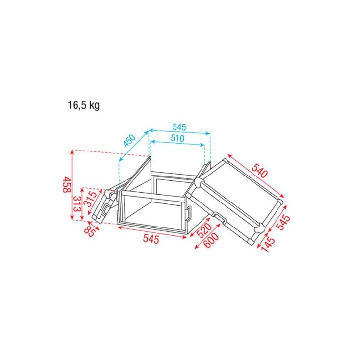 Dap Audio - Combi Case - Custodie ABS | Z-Bombilla
