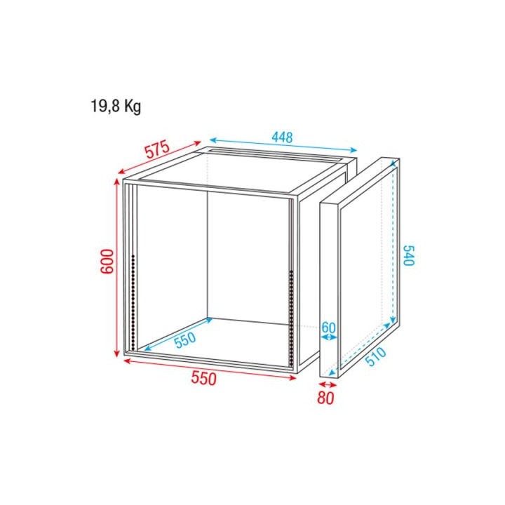Dap Audio - DoubleDoor Case - Caixa 19" | Z-Bombilla