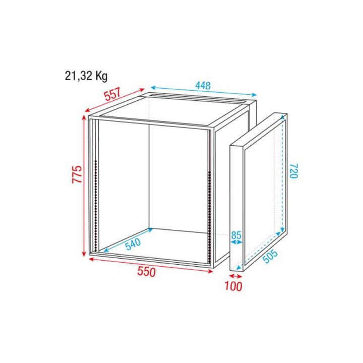 Dap Audio - DoubleDoor Case - Caixa 19" | Z-Bombilla