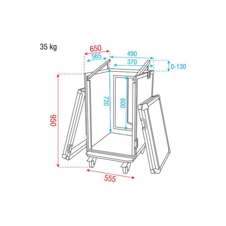 Dap Audio - Combi Case - Caixa 19" | Z-Bombilla