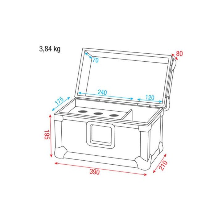Dap Audio - Pro Case for 6 mics - Diversos Racks | Z-Bombilla