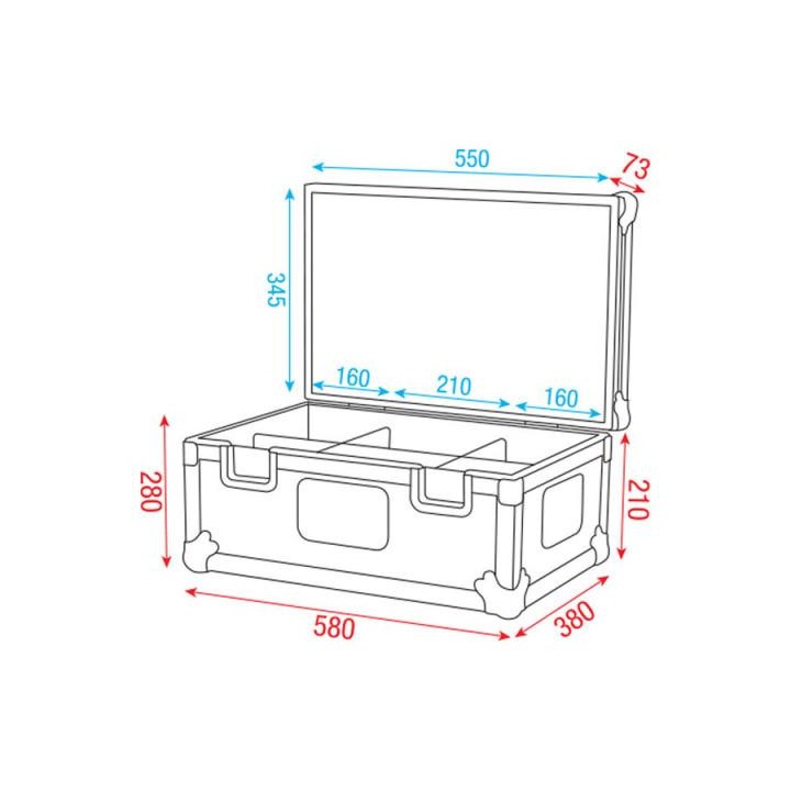 Dap Audio - Stack Case - Rack tipus Bagul | Z-Bombilla