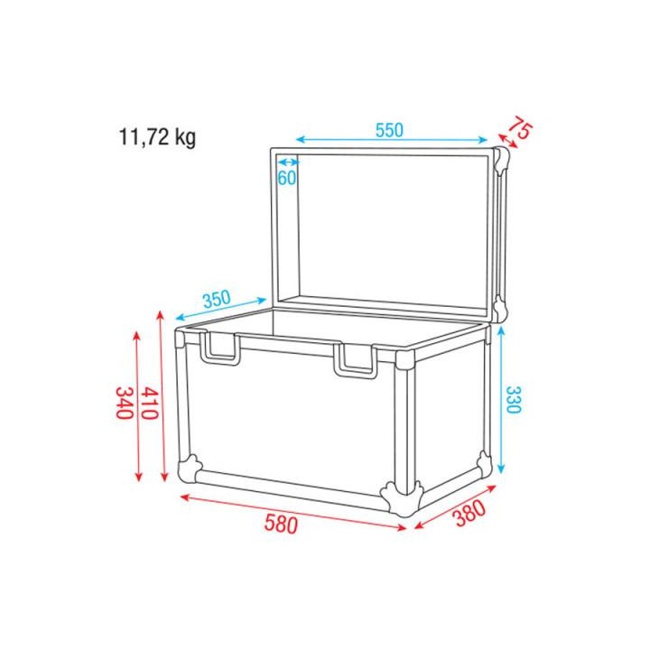Dap Audio - Stack Case - Rack tipus Bagul | Z-Bombilla