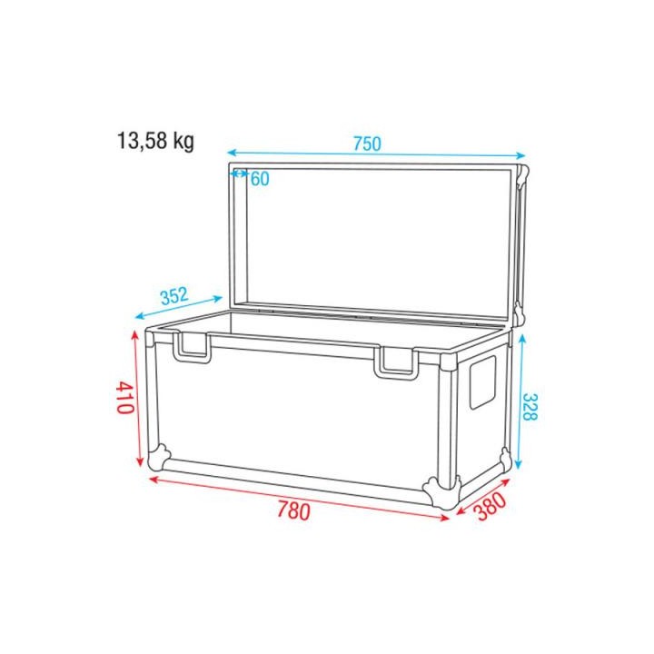 Dap Audio - Stack Case - Rack tipus Bagul | Z-Bombilla
