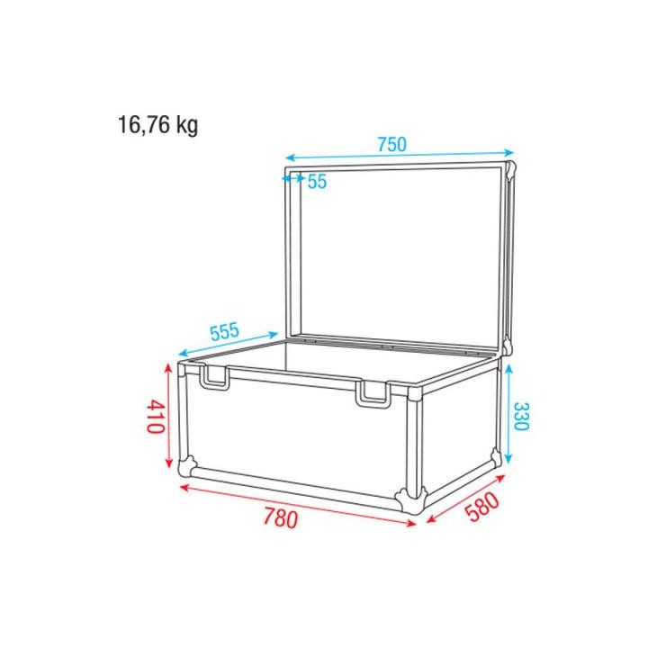 Dap Audio - Stack Case - Rack tipus Bagul | Z-Bombilla