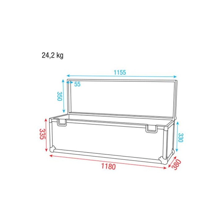 Dap Audio - Stack Case - Rack tipus Bagul | Z-Bombilla