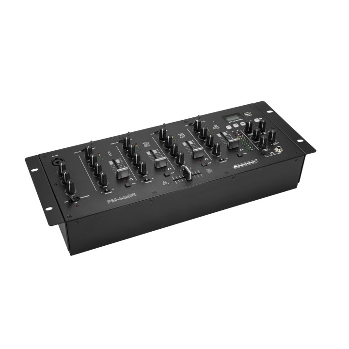 Omnitronic - PM-444Pi 4-Channel DJ Mixer with Player & USB Interface