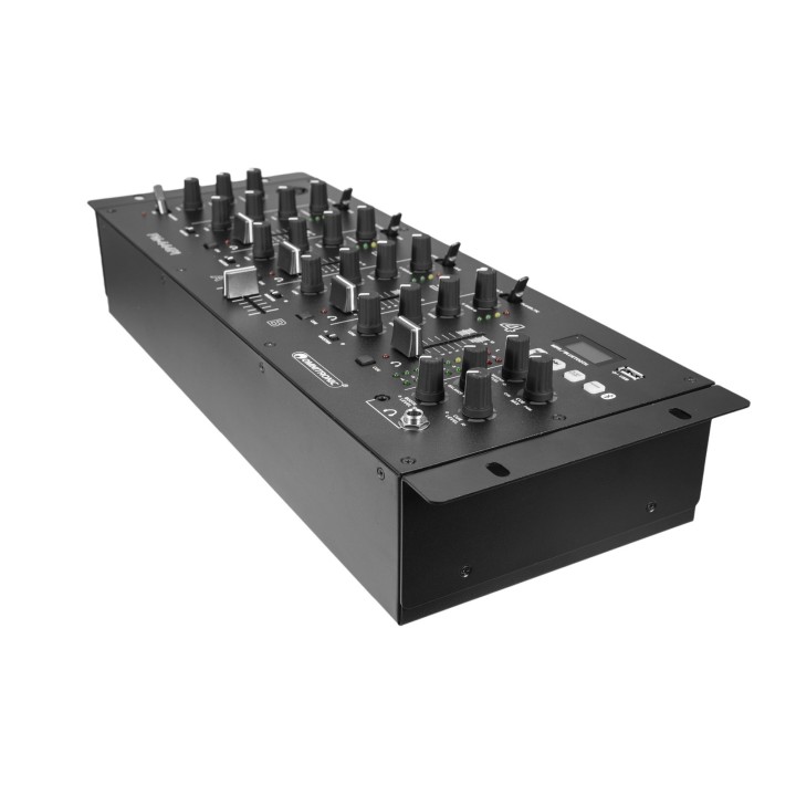 Omnitronic - PM-444Pi 4-Channel DJ Mixer with Player & USB Interface