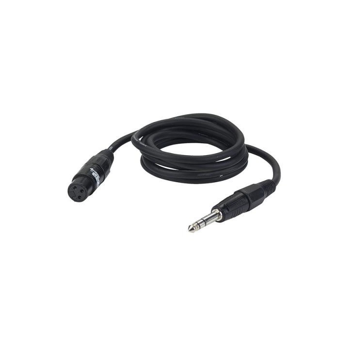 Dap Audio - FL03 - bal. XLR/F 3 p. > Jack stereo - Os Cabo de Áudio - Canon - Jack | Z-Bombilla