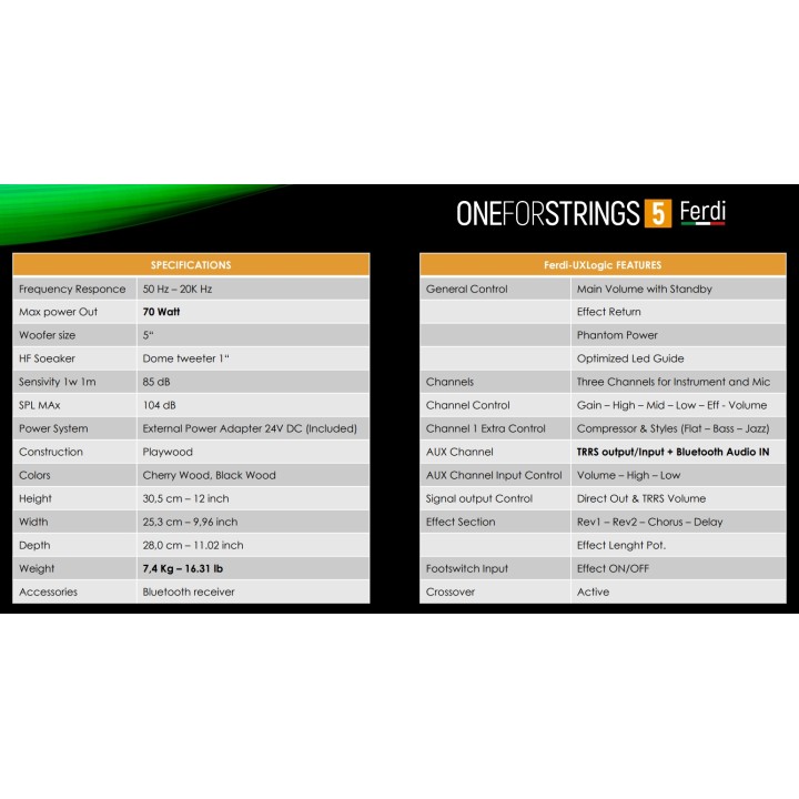 Acus - ONE FORSTRINGS 5 FERDI WOOD