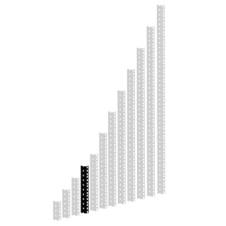 Adam Hall - 61535B5 - Diretrizes da cremalheira | Z-Bombilla