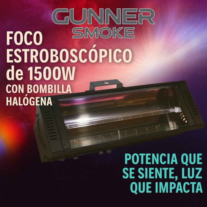 Gunner Smoke - Strobe 1500 DMX