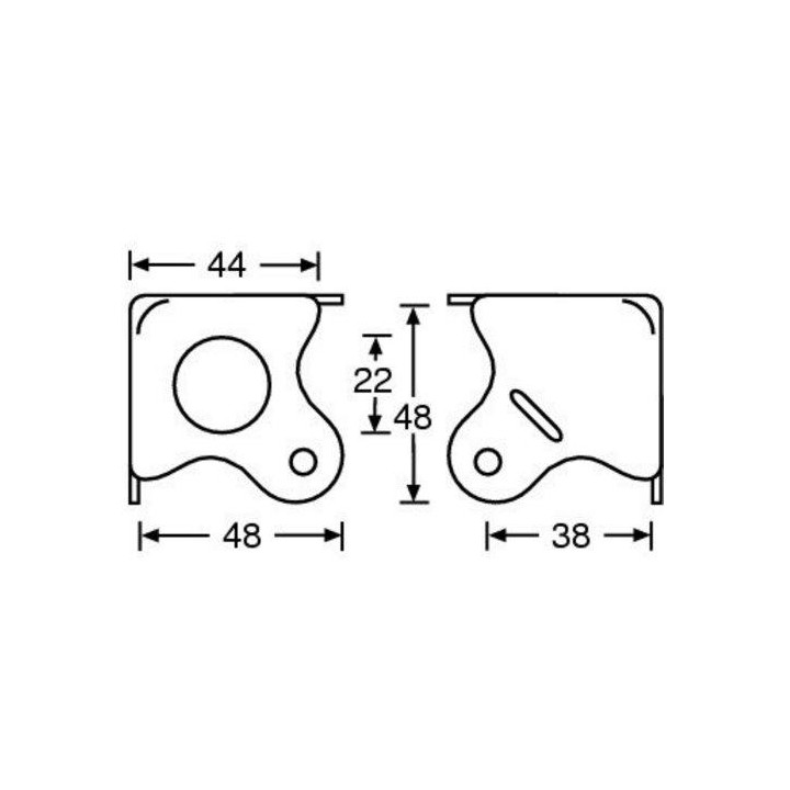 Adam Hall - 4005 - Angoli - Accessori per Custodie | Z-Bombilla