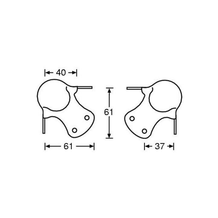 Adam Hall - 4010 - Cantoneres - Accessoris per Racks | Z-Bombilla