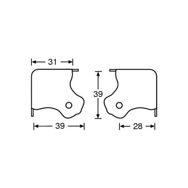 Adam Hall - 4012 - Cantoneres - Accessoris per Racks | Z-Bombilla